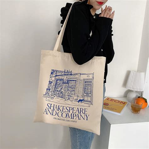 shakespeare and company tote bag